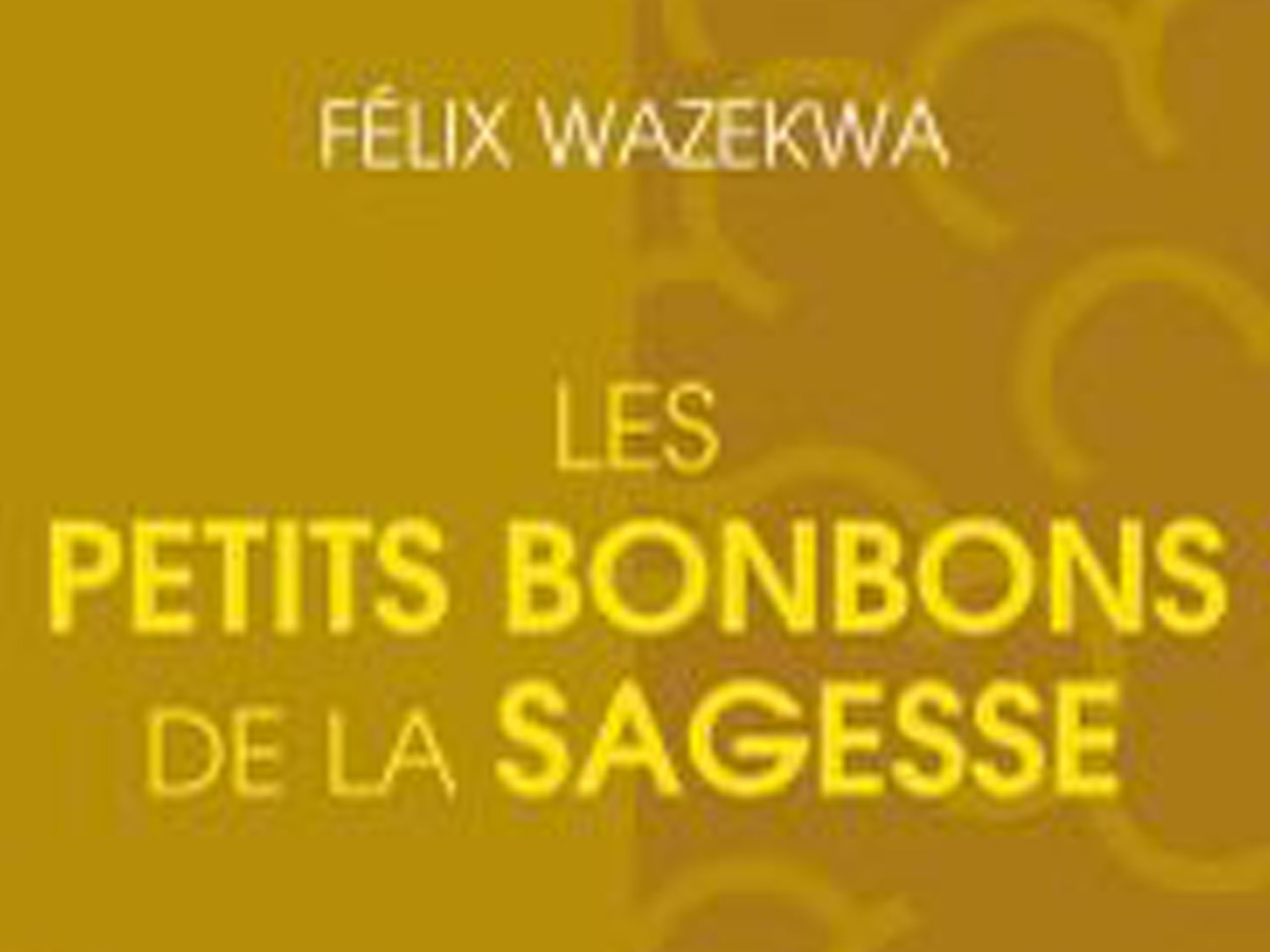 Livre de Felix Wazekwa